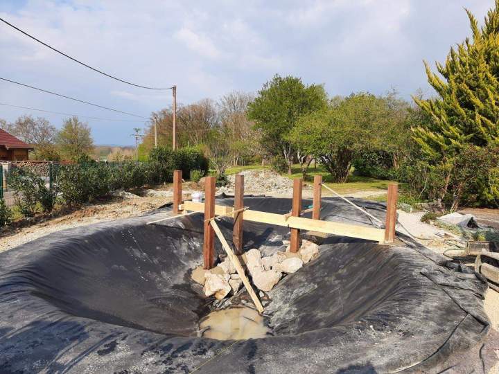 Création de bassin de jardin Lons-le-Saunier