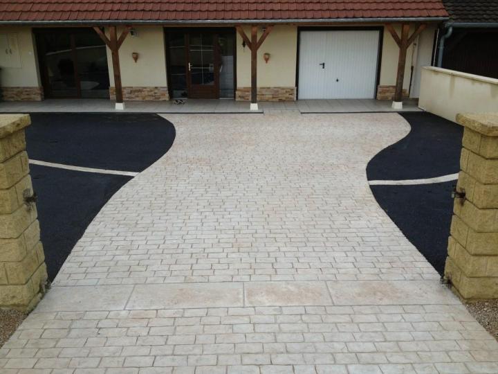 Béton empreinte Lons-le-Saunier